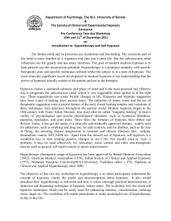 Department of Psychology, The MS University of Baroda