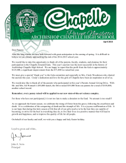 Loyal to green and white, John A. Serio Principal