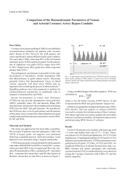 Comparison of the Haemodynamic Parameters of Venous and