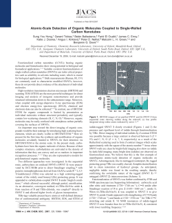 Atomic-Scale Detection of Organic Molecules Coupled to Single
