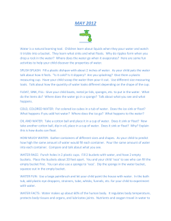 MAY 2012 - First Presbyterian Church Child Development Center