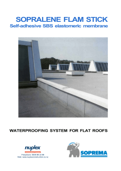 sopralene flam stick - Allnex Construction Products