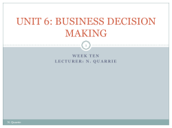 Business Strategy How to formulate a new strategy