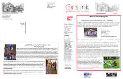 Fall Newsletter 2011