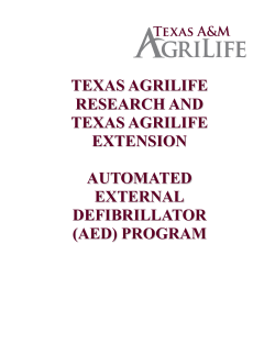 (aed) program - Environmental Health and Safety