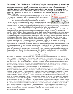 The American`s Creed "I believe in the United States of America, as