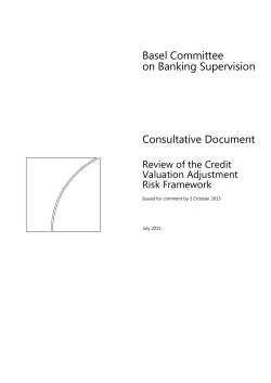 Review of the Credit Valuation Adjustment Risk Framework