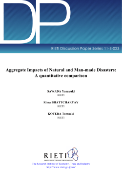 Aggregate Impacts of Natural and Man