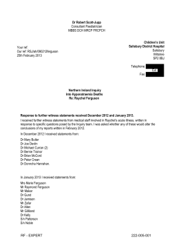 222-005 - Response to Further Witness Statements (PDF 725 KB)