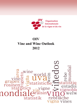 OIV Vine and Wine Outlook 2012