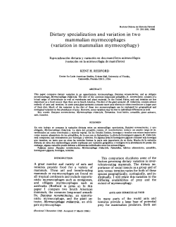 Article - Revista Chilena de Historia Natural