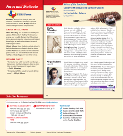 Focus and Motivate Selection Resources