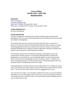 Course Syllabus COURSE CODE