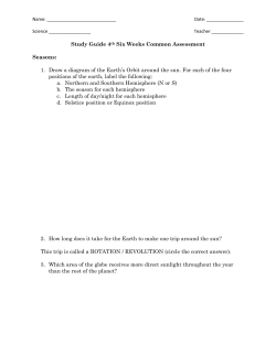 Study Guide 4th Six Weeks Common Assessment Seasons: 1. Draw