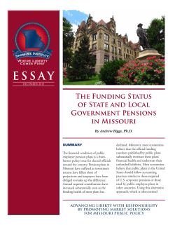 The Funding Status of State and Local - Show