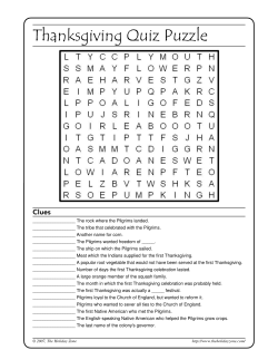 Thanksgiving Quiz Puzzle