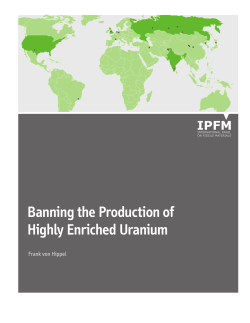 Banning the Production of Highly Enriched Uranium