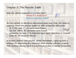Chapter 5 notes