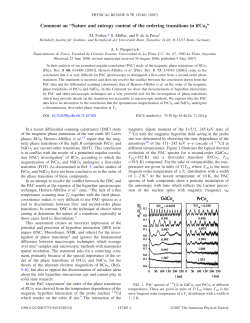 Comment on &ldquo;Nature and entropy content of the ordering transitions