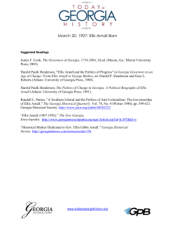 March 20, 1907: Ellis Arnall Born