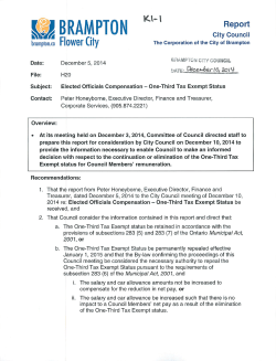 City Council Item K1 for December 10, 2014