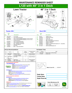 L120 with 48&rdquo; 3 in 1 Deck - JDParts