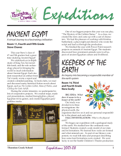 ANCIENT EGYPT KEEPERS OF THE EARTH