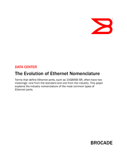 The Evolution of Ethernet Nomenclature