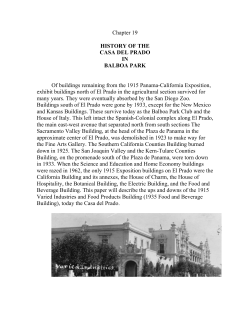Chapter 19 - Balboa Park History homepage
