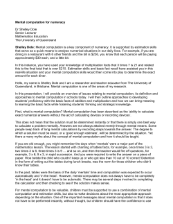 Text version ( 127KB) - About National Literacy and Numeracy