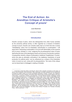 The End of Action