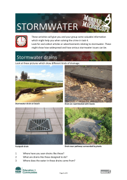 Stormwater Murder under the Microscope