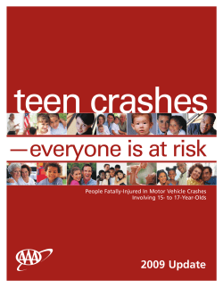 Teen Crashes - Everyone is at Risk