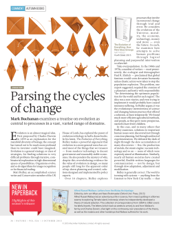 Parsing the cycles of change