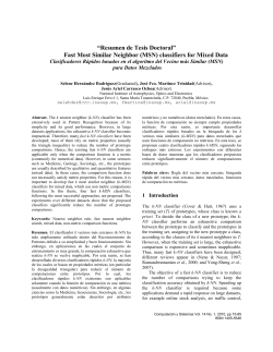 Fast Most Similar Neighbor (MSN) classifiers for