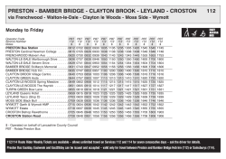 preston - bamber bridge - clayton brook - leyland