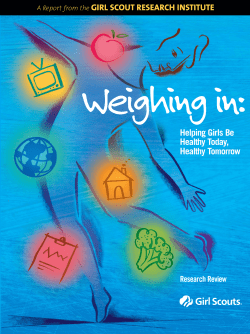 Weighing In - Girl Scouts