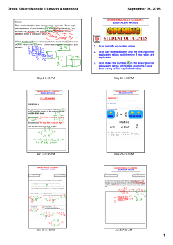Grade 6 Math Module 1 Lesson 4.notebook