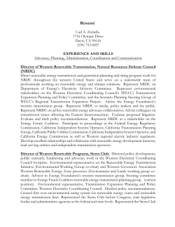 Résumé - California ISO