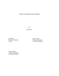 Brawn: the first four chapters