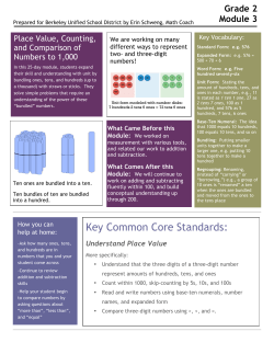 Grade 2 Module 3 - Berkeley Unified School District