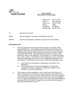 Sign By-law Amendment: 520 West Georgia Street