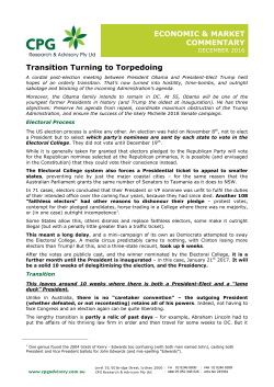 Economic Update - December 2016