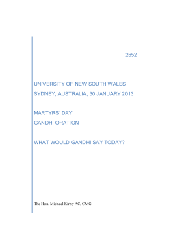 martyrs day gandhi oration - what would gandhi say