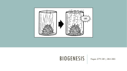 Biogenesis