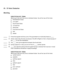 Ch. 19 Note Evaluation Matching