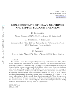 Non-decoupling of Heavy Neutrinos and Lepton Flavour Violation