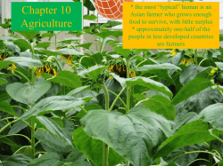 Chapter 10 Agriculture