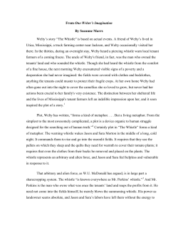 One Writer`s Imagination - The Eudora Welty Foundation