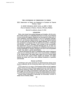 From tke Department of Chemistry, Uniz~orsity of Wisconsin, Madison